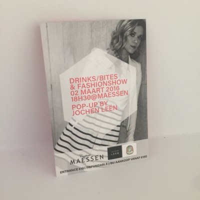 Design for fashion night at Maessen couture